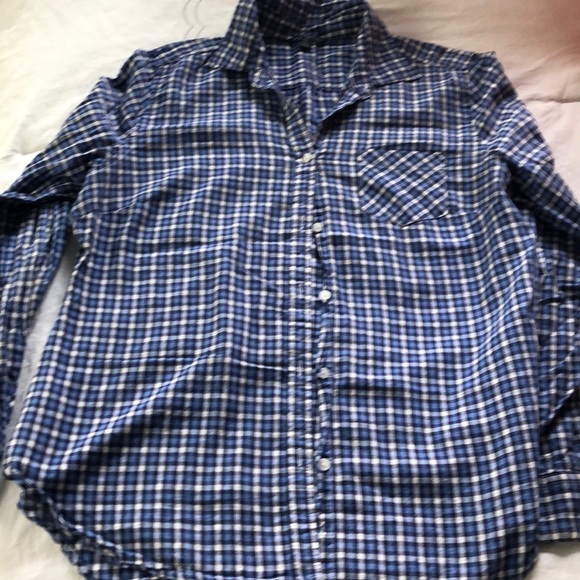 AEO thin cotton plaid cotton long sleeve. XL